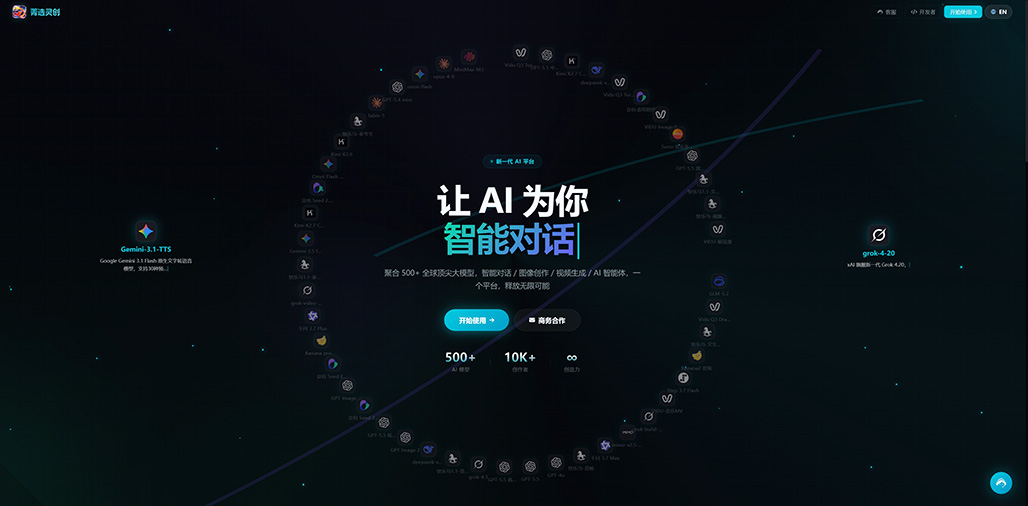 AI生动角色建模